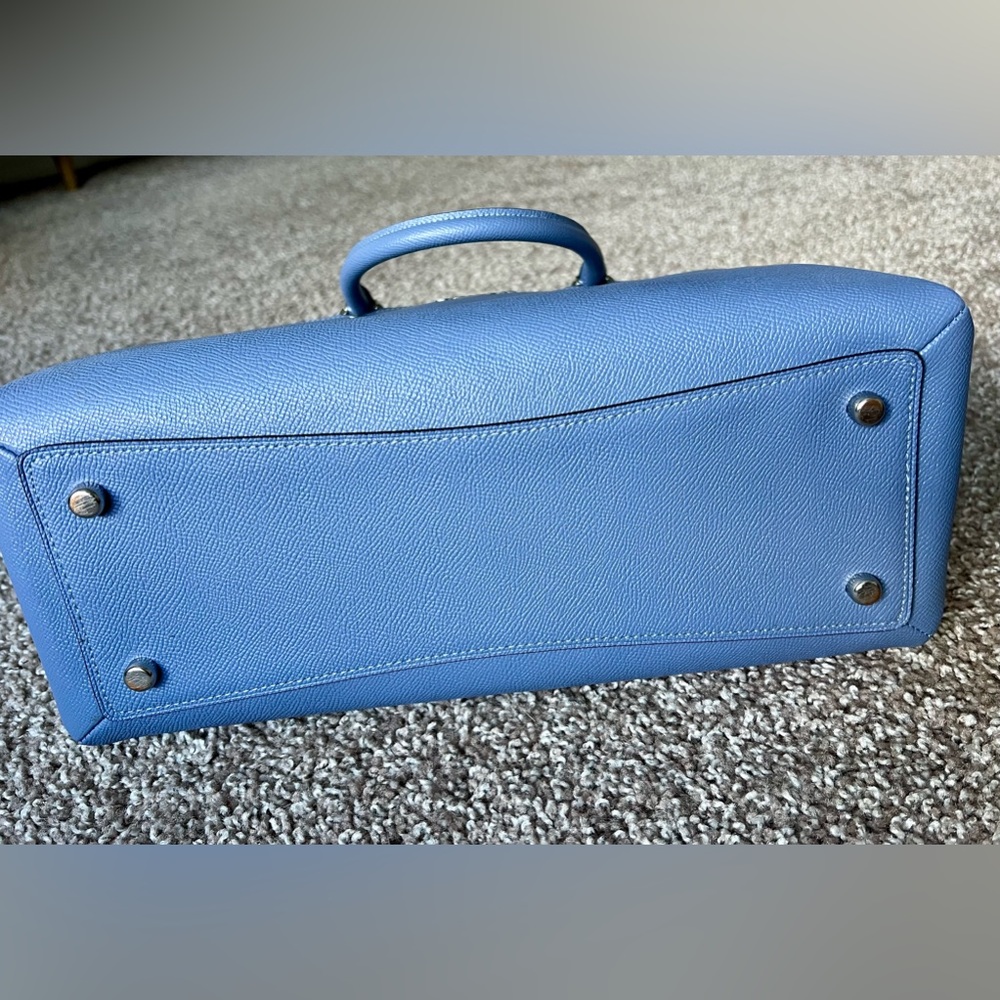 Coach Lillie Carryall Satchel Blue - Picture 3 of 6